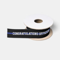 Custom Text Police Officer Thin Blue Line 