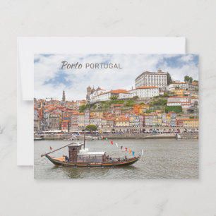 Custom Text Porto Portugal Postcard