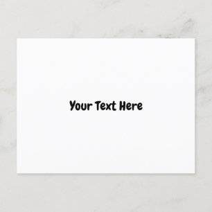 Custom Text Postcard