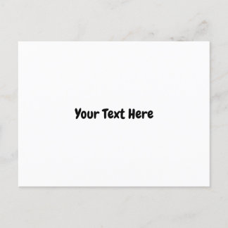 Custom Text Postcard