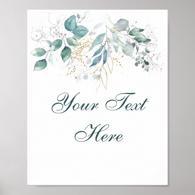 Custom Text Poster (Front)