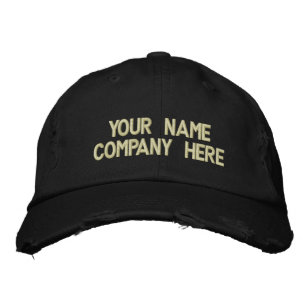 Custom Text Promotional Embroidered Baseball Cap