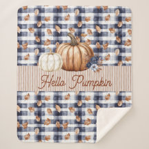 Custom Text Pumpkin Autumn Fall Farmhouse