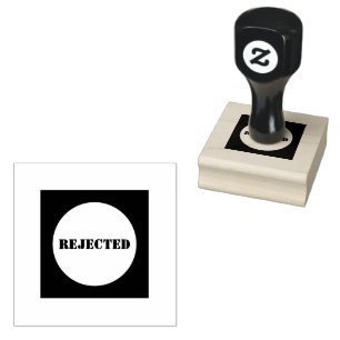 Custom Text REJECTED Printed Perfect Quality Check Rubber Stamp