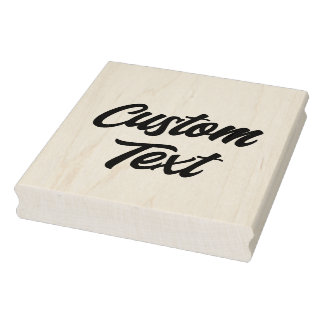 Custom Text Rubber Stamp
