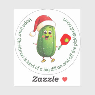 Custom text Santa's Pickleball Rally