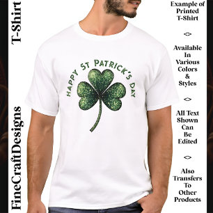 Custom Text St Patrick’s Day 04 Irish Party T-Shirt