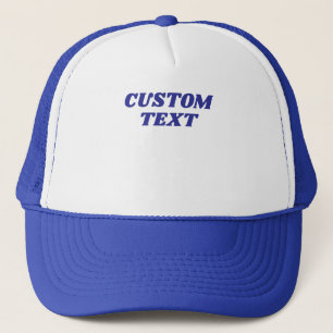 Custom Text Summer Beach Family Vacation Team Crew Trucker Hat