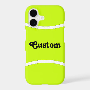 Custom Text Tennis Ball Phone Case