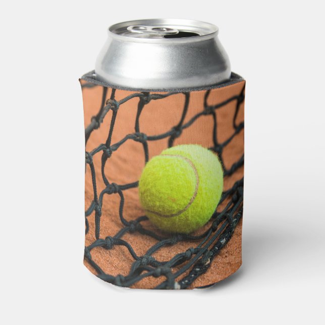 Custom Text Tennis Can Cooler (Can Back)