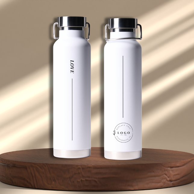 Custom Text Thermo Bottle with Unique Logo Accent (Creator Uploaded)