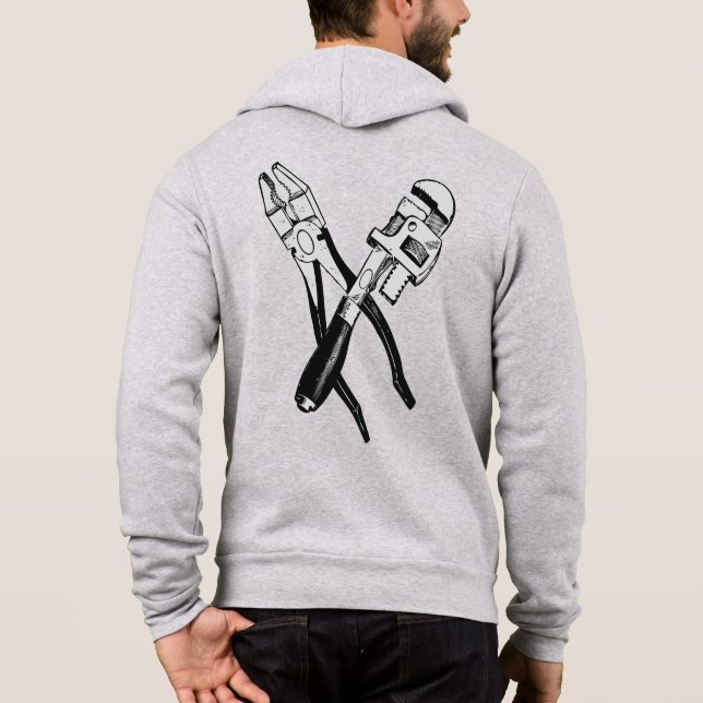 Custom text TOOLS Hoodie (Back)