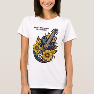 Custom Text Ukulele T-Shirt