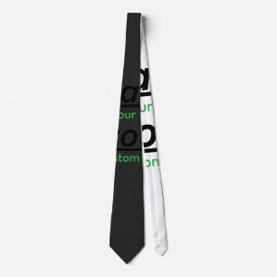 Custom Text & Upload Your Photo Personalized Tie