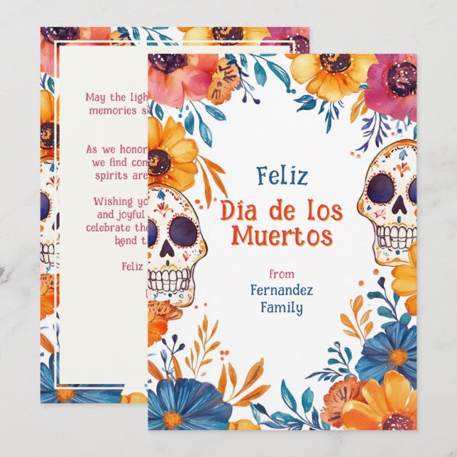 💀Custom text Vibrant Traditions (Front/Back)