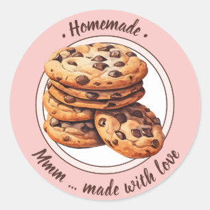 Custom text watercolor cookies sticker