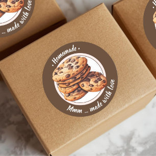 Custom text watercolor cookies sticker