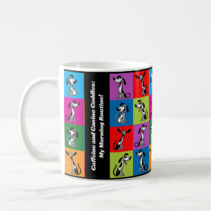 Custom text Whippet Wake-Up Wonder Coffee Mug