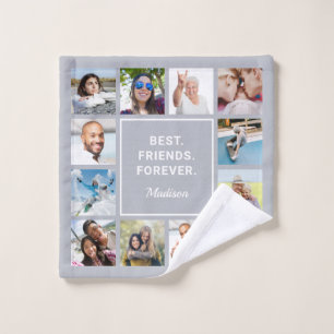 Custom Text & YOUR Photos Wash Cloth