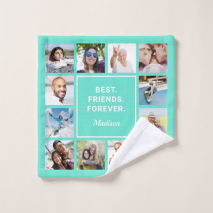 Custom Text & YOUR Photos Wash Cloth