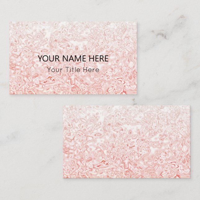 Custom Texture Business Card (Front/Back)