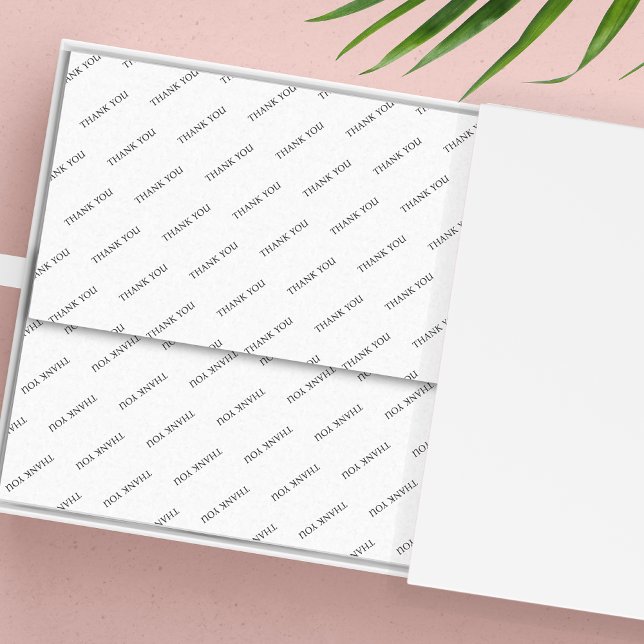 Custom Thank You Business  Tissue Paper (Creator Uploaded)