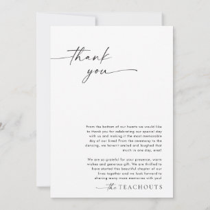 Custom Thank You Card