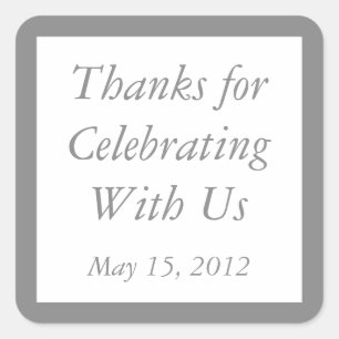 Custom Thank You Stickers and Favour Labels