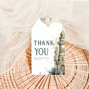 Custom Thank You Tag with Castle