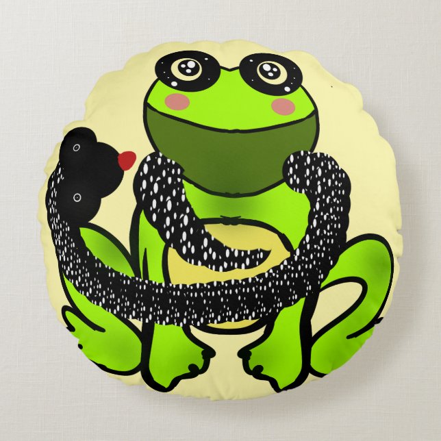 Custom The Friendship gift Round Cushion (Front)