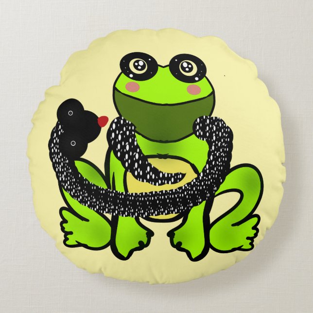 Custom The Friendship gift Round Cushion (Front)