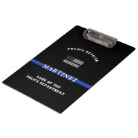 Custom Thin Blue Line Police Officer Appreciation