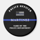 Custom Thin Blue Line Police Officer Appreciation