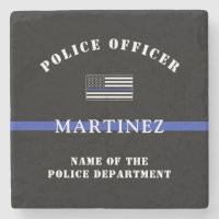 Custom Thin Blue Line Police Officer Appreciation