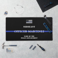 Custom Thin Blue Line Police Officer Police Dept