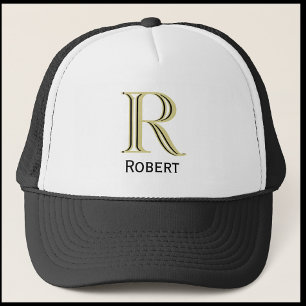 Custom Three-Layered Monogram with First Name  Trucker Hat