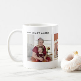 Custom Three Photo Personalised Grandparent Coffee Mug