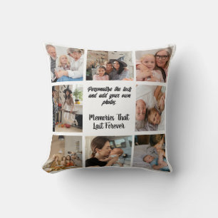 Custom Throw Pillow: Personalised Home Decor Gift Cushion