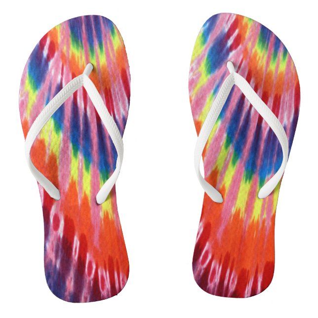 Custom Tie-Dye Flip Flops (Footbed)