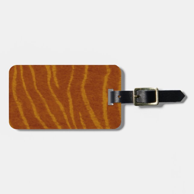 Custom Tiger Luggage Tag (Front Horizontal)