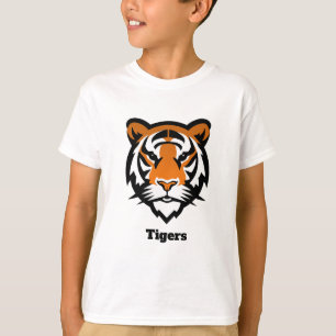 Custom Tigers Youth T-Shirt (name and number)