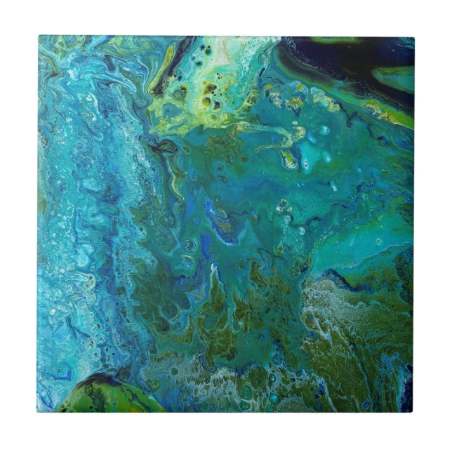 Custom tile by Johnson Abstract Art (Front)