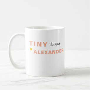 Custom Tiny Human Tamer Mug, Teacher Mum Mother Coffee Mug