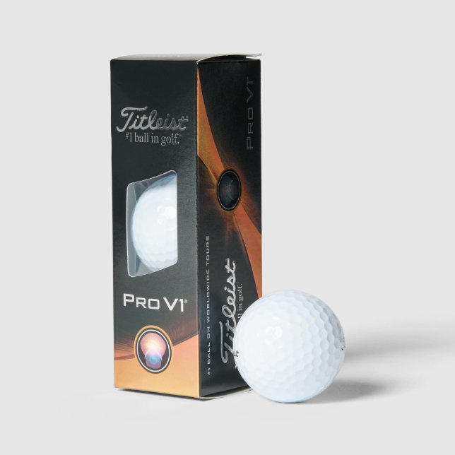 Custom Titleist 2023 Pro V1 Golf Balls (Packaging)