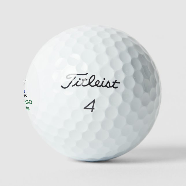 Custom Titleist Pro V1 Golf Balls - Personalised (Logo)