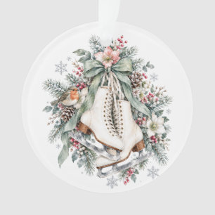 Custom To My Granddaughter Daughter Figure Skating Ornament