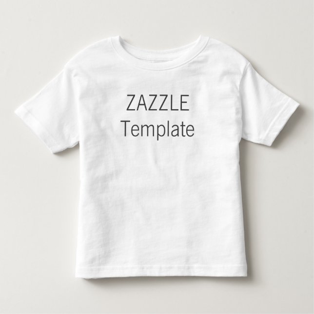 Custom Toddler T-Shirt Blank Template (Front)
