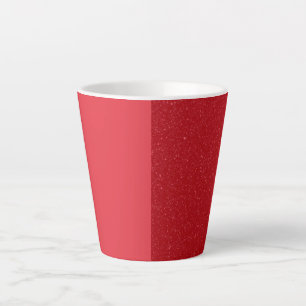 Custom Tomato Red Duo Latte Mug