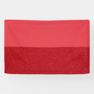 Custom Tomato Red Noise-Block Party Banner