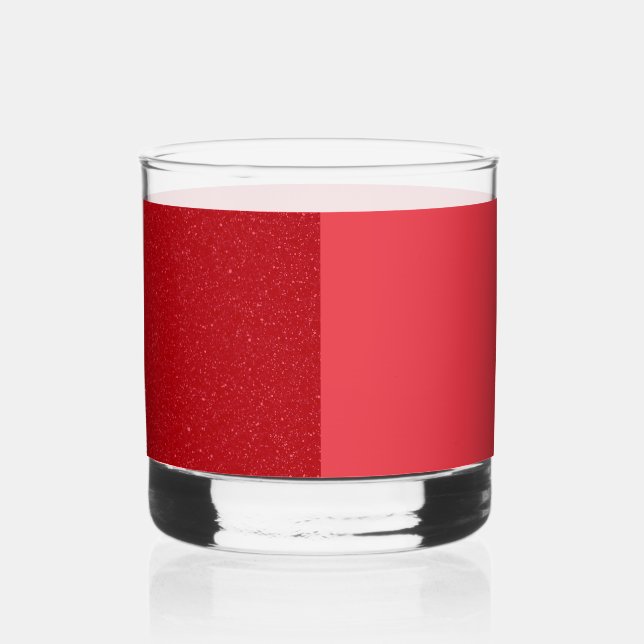 Custom Tomato Red Noise & Tomato Split Glass (Left)